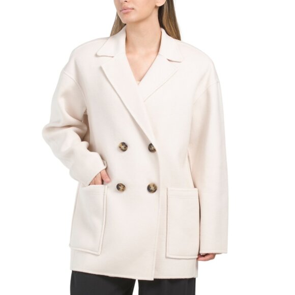 SPLENDID natural Wool Blend Ky X Double Breasted Coat - Picture 1 of 2